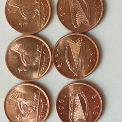 10 - Uncirculated 1965 Irish pre-decimal penny