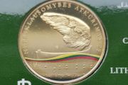 Lithuania 2015 year Proof coin.