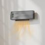 2000W Ceramic Electric Heater with Fan, Adjustable Thermostat, Wall Mounted - Grey Image 9