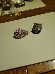 Aura pyrite Crystals