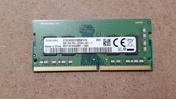 Samsung 8GB DDR4 3200 MHz SODIMM Laptop Memory