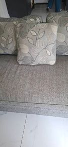 couch and footrest