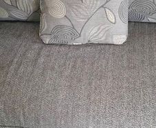 couch and footrest