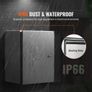 Steel Electrical Box, 50.8 x 40.6 x 20.3 cm, 304 Stainless Steel Electrical Enclosure Box, Wall-Mounted Outdoor Electrical Electronic Equipment Enclosure with Mounting Plate Hinges Lock, IP66 Waterproof Image 4