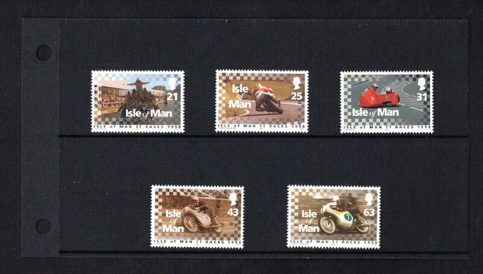 1998 Isle of Man T.T. Races and 50th Anniversary of Honda Commemorative Stamps Presentation Pack