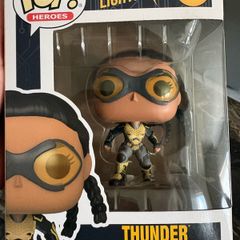 Funko Pop / Heroes vinyl figure of the character Thunder (428) from the DC Comics series Black Lightning