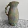 Stunning Art Deco Blue  Green Vase Pitcher Jug Shorter and Sons Image 2