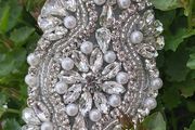 Bridal rhinestones diamonds &amp; pearls