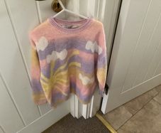 Pink mix jumper age 7/8