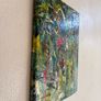 Clearance - Original Painting Original Floral in Abstract Landscape Pondscape Irish Art Image 6