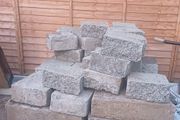 Free Used 4- inch concrete blocks