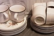irish pottery six pieces ( 18 )