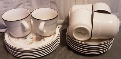 irish pottery six pieces ( 18 )