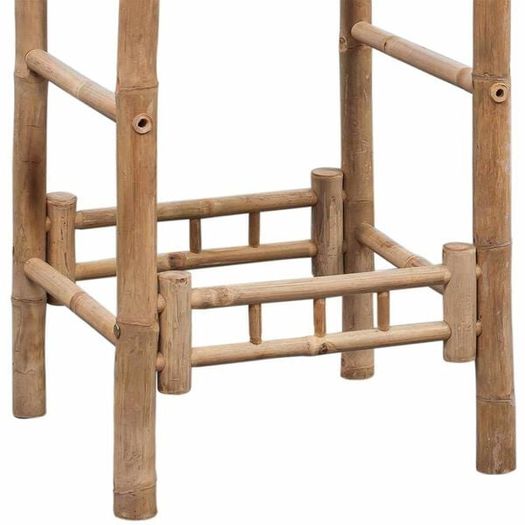 Bar Stools Set Bamboo (2pcs)