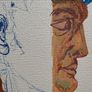 Original Art Original Drawing 'Part Roman' Irish Art abstract painting Image 6