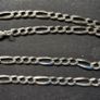 Italian sterling silver Figaro Chain Image 4