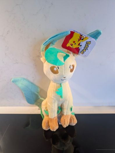 Bandai Pokemon 20cm Leafeon Soft Plush Toy