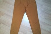 Mustard color thick jersey pants