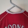 man utd 2005 rooney shirt size small ptp 19" in good condition Image 5