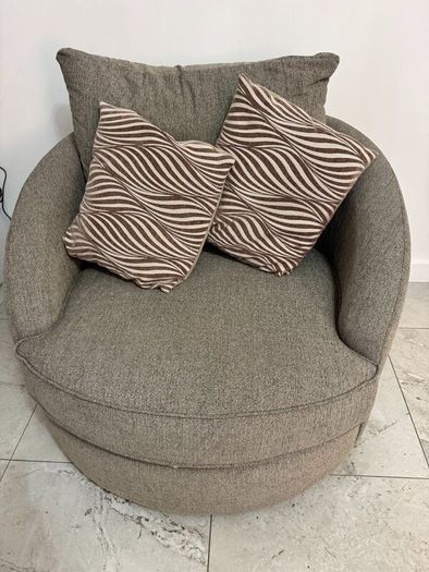 Twister sofa with cushion beige colour
