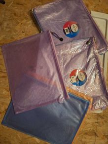 Mesh bags for document storage