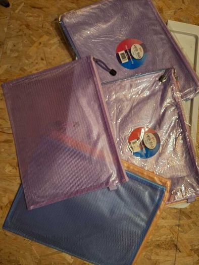 Mesh bags for document storage
