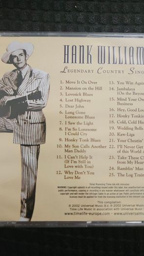 Hank Williams - Legendary Country Singers.