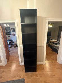 Two black bookcases FREE