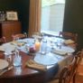 Edwardian Oval Dining Table and 6 chairs Image 8