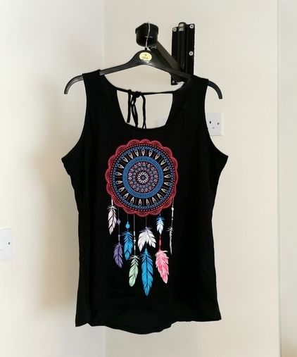 Boho Style Vest Top size 16