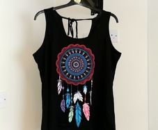 Boho Style Vest Top size 16
