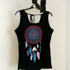 Boho Style Vest Top size 16