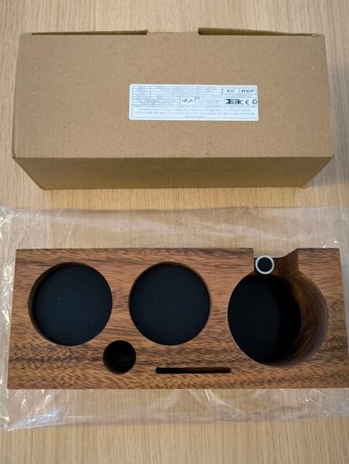 Wooden Espresso Tamper Station Organiser Stand