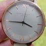 Olivia Burton Analogue Quartz Watch for Women with Grey Leather Strap Image 2