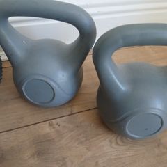 Various weight lifting equipment