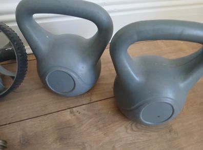 Various weight lifting equipment