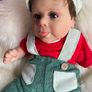XMAS  reborn baby doll he's very cheekyFREE POST Image 4