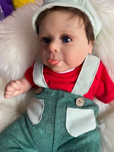 XMAS  reborn baby doll he's very cheekyFREE POST