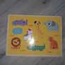 In The Zoo Wooden Insert Animal Puzzle - 7 Animals - Age - 12 Months + Image 2