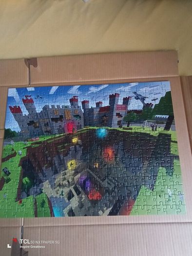 Minecraft jigsaw puzzle. Age9+