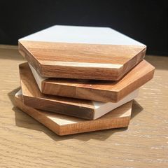 Hexagonal Coasters Set of 4 (New)