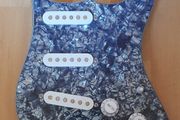 navy pearl loaded pickguard