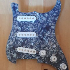navy pearl loaded pickguard