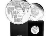 2020 Tuvalu 1 Oz Silver Coin James Bond No Time to Die. Proof
