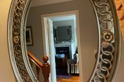 Large Oval mirror gold entwined Mirror 86 x 116 cm