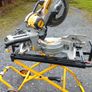 12 inch 305 mitre saw with (stand)( like new) Image 2