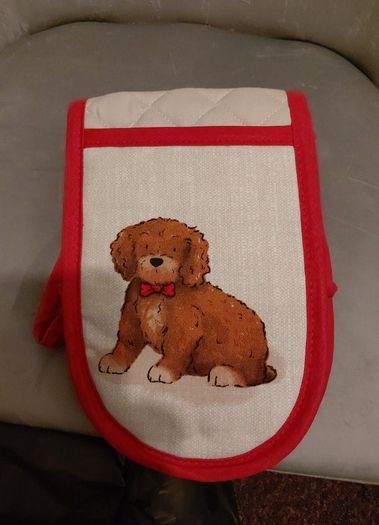Dog lovers oven gloves