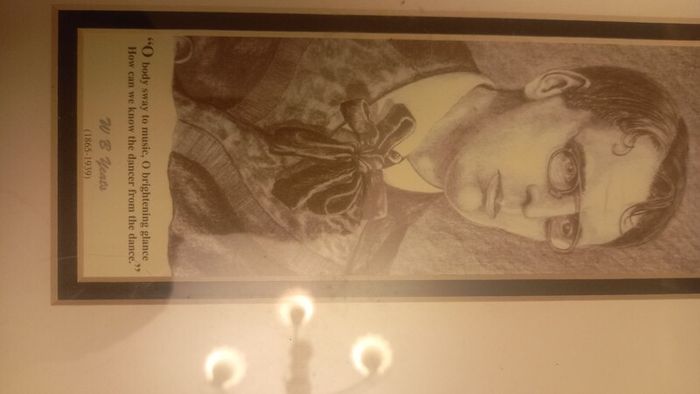 Framed picture wb yeats