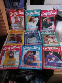 Marshall Cavandish Vintage 1980's Get Knitting Patterns X312