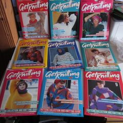 Marshall Cavandish Vintage 1980's Get Knitting Patterns X312